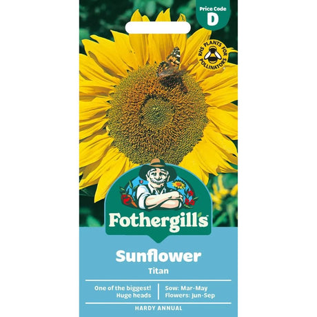 Mr Fothergills Sunflower Titan Seeds - Old Railway Line Garden Centre