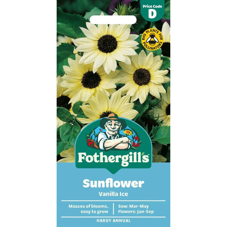 Mr Fothergills Sunflower Vanilla Ice Seeds - Old Railway Line Garden Centre