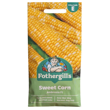 Mr Fothergill's Sweet Corn Ambrosia F1 Seeds - Old Railway Line Garden Centre