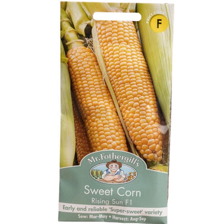 Mr Fothergill's Sweet Corn Rising Sun F1 Seeds - Old Railway Line Garden Centre