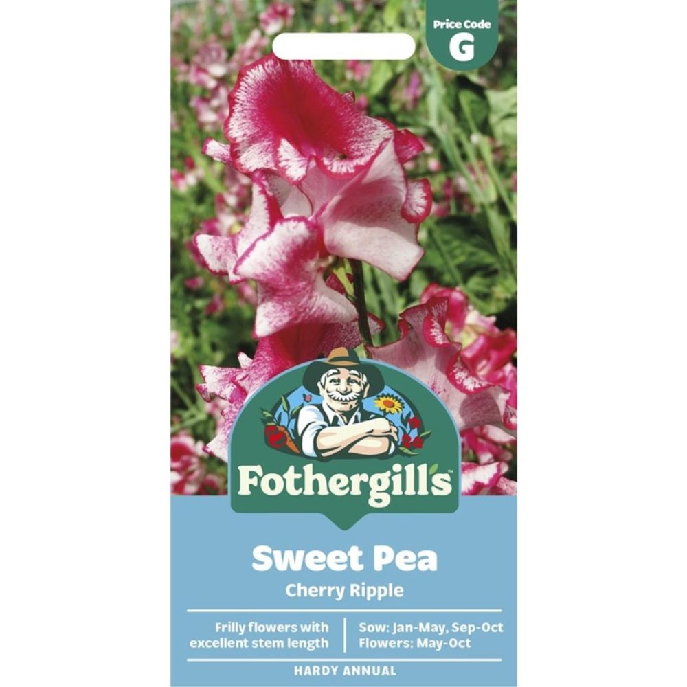 Mr Fothergill's Sweet Pea Cherry Ripple Seeds