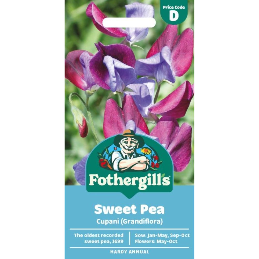 Mr Fothergill's Sweet Pea Cupani Seeds