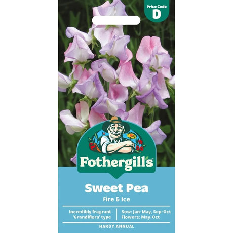 Mr Fothergill's Sweet Pea Fire & Ice Seeds - Old Railway Line Garden Centre
