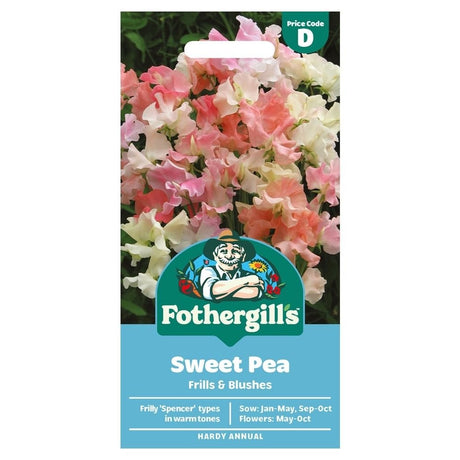 Mr Fothergill's Sweet Pea Frills & Blushes Seeds - Old Railway Line Garden Centre