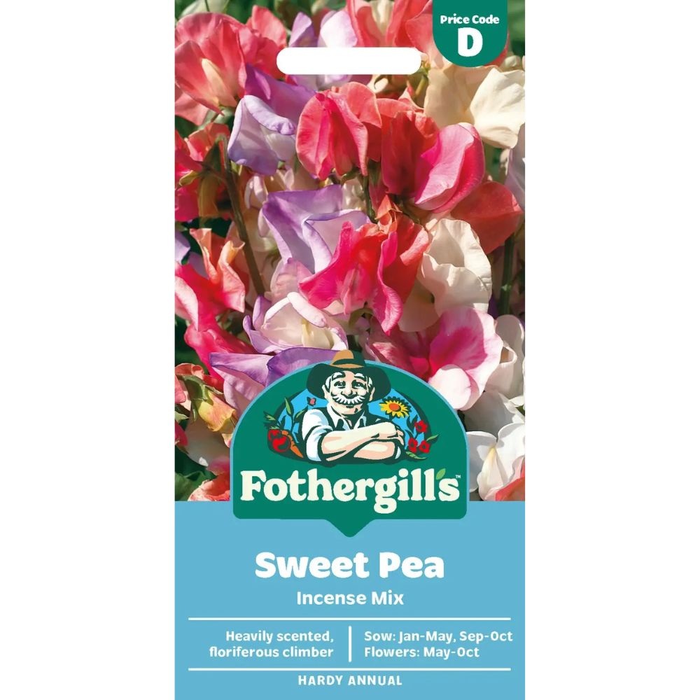Mr Fothergills Sweet Pea Incense Mixed Seeds