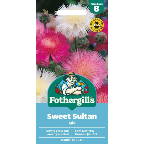 Mr Fothergill's Sweet Sultan Mixed Seeds - Old Railway Line Garden Centre
