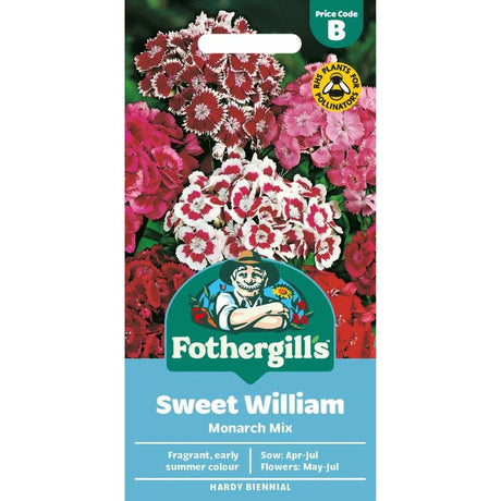 Mr Fothergill's Sweet William Monarch Mixed Seeds - Old Railway Line Garden Centre