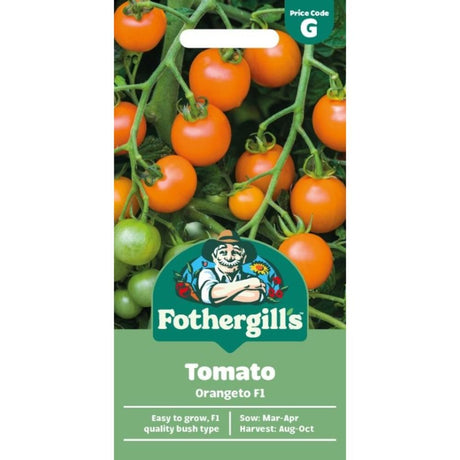 Mr Fothergill's Tomato (Cherry) Orangeto F1 Seeds - Old Railway Line Garden Centre