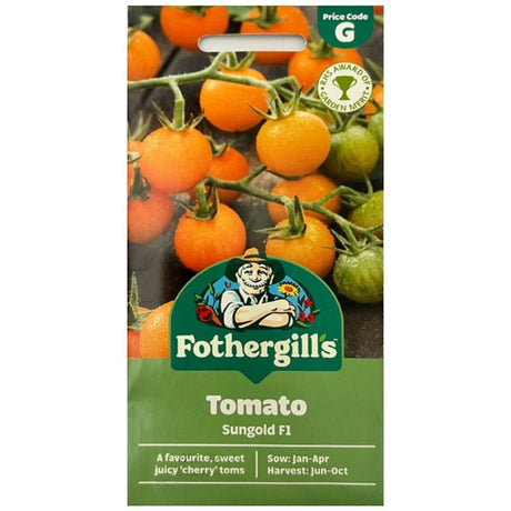 Mr Fothergill's Tomato (Cherry) Sungold F1 Seeds - Old Railway Line Garden Centre