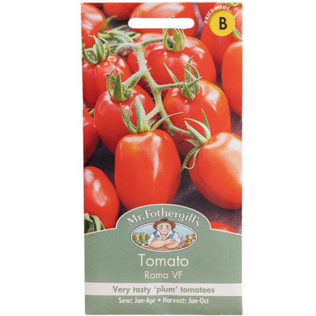 Mr Fothergill's Tomato (Plum) Roma VF Seeds - Old Railway Line Garden Centre