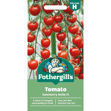 Mr Fothergill's Tomato Suncherry Smile F1 Seeds - Old Railway Line Garden Centre