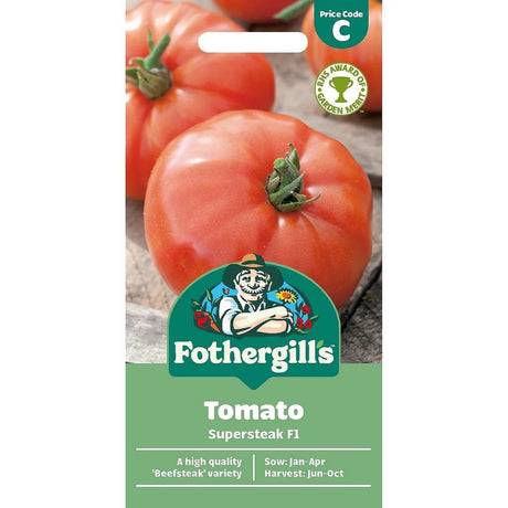 Mr Fothergill's Tomato Supersteak F1 Seeds - Old Railway Line Garden Centre