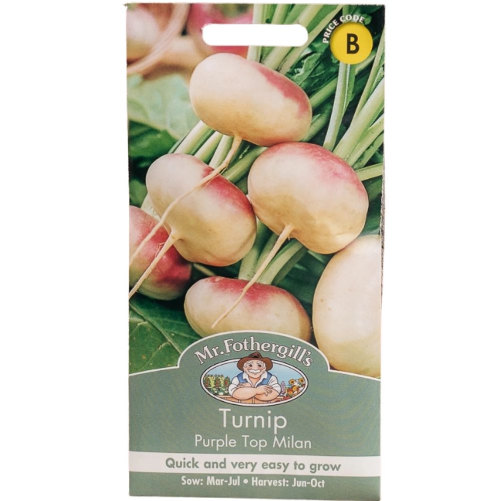 Mr Fothergill's Turnip Purple Top Milan Seeds