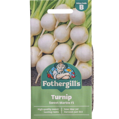Mr Fothergill's Turnip Sweet Marble F1 Seeds - Old Railway Line Garden Centre