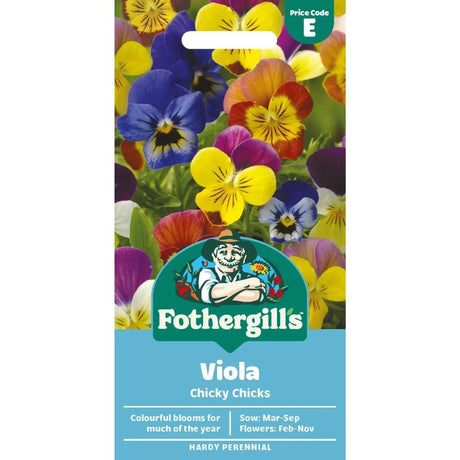 Mr Fothergill's Viola Chicky Chicks Seeds - Old Railway Line Garden Centre