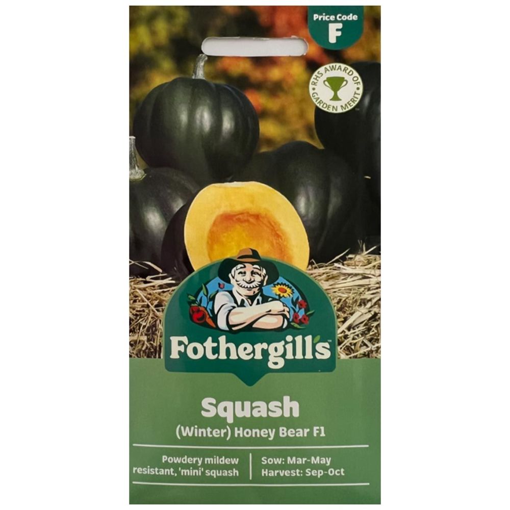 Mr Fothergill's Squash (Winter) Honey Bear F1 Seeds