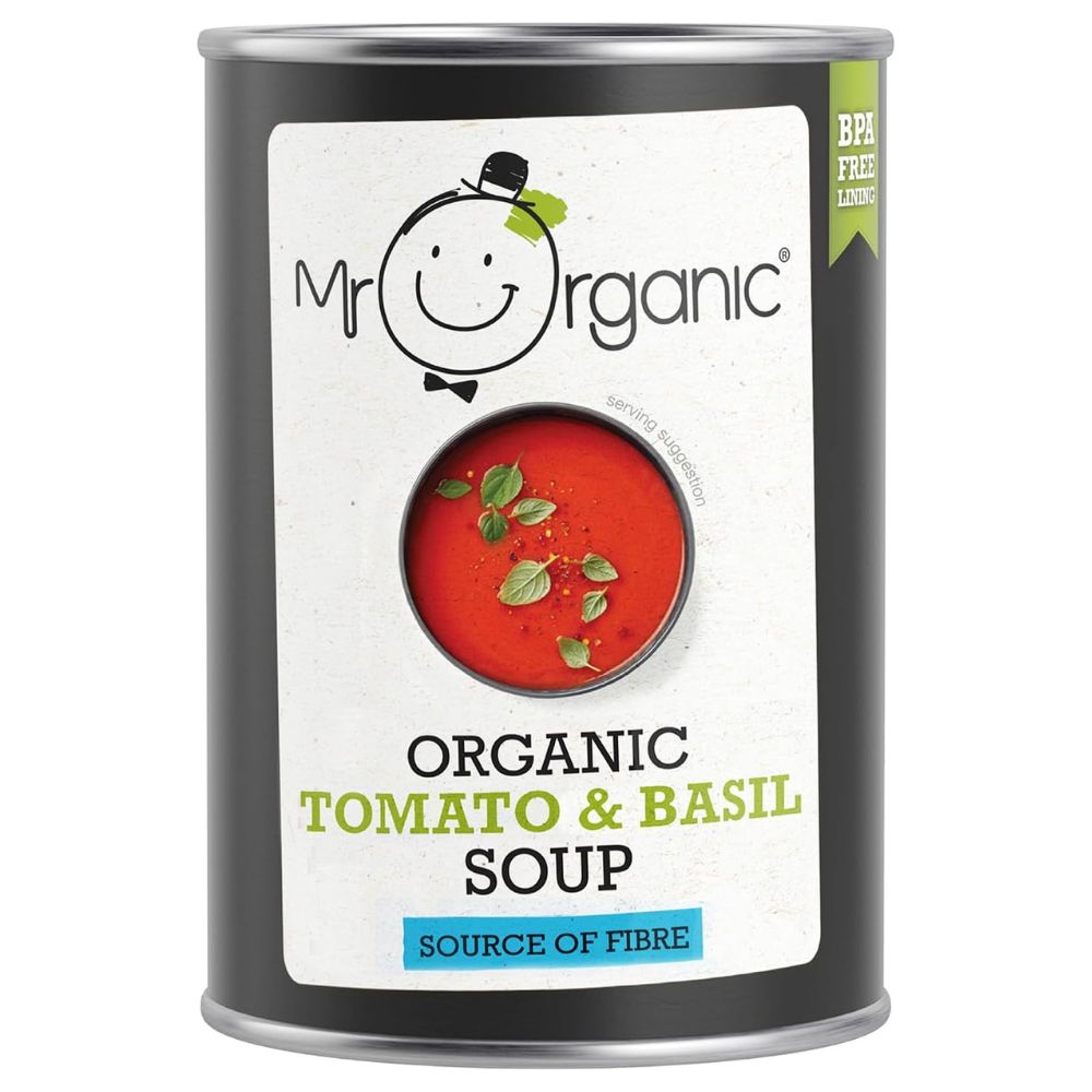 Mr Organic 400g Tomato & Basil Soup