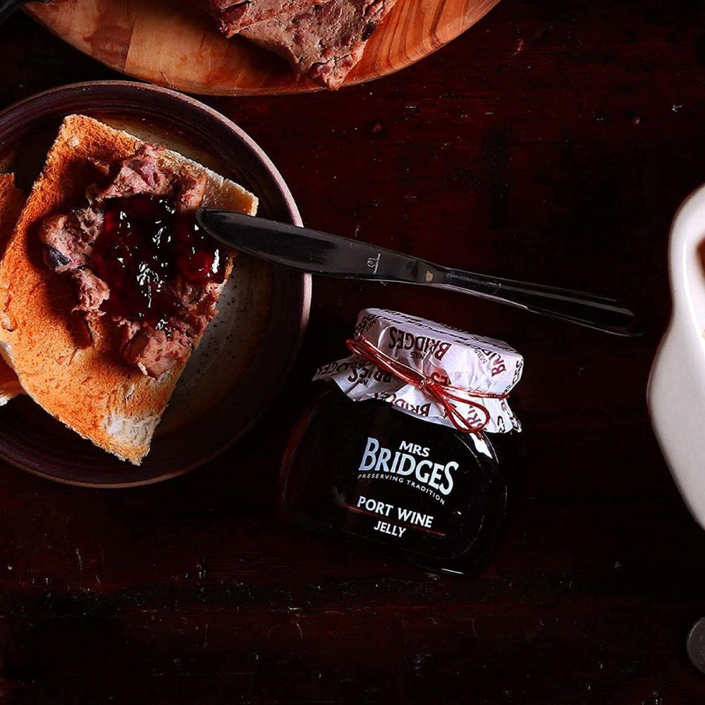 Mrs Bridges 250g Port Wine Jelly - Old Railway Line Garden Centre