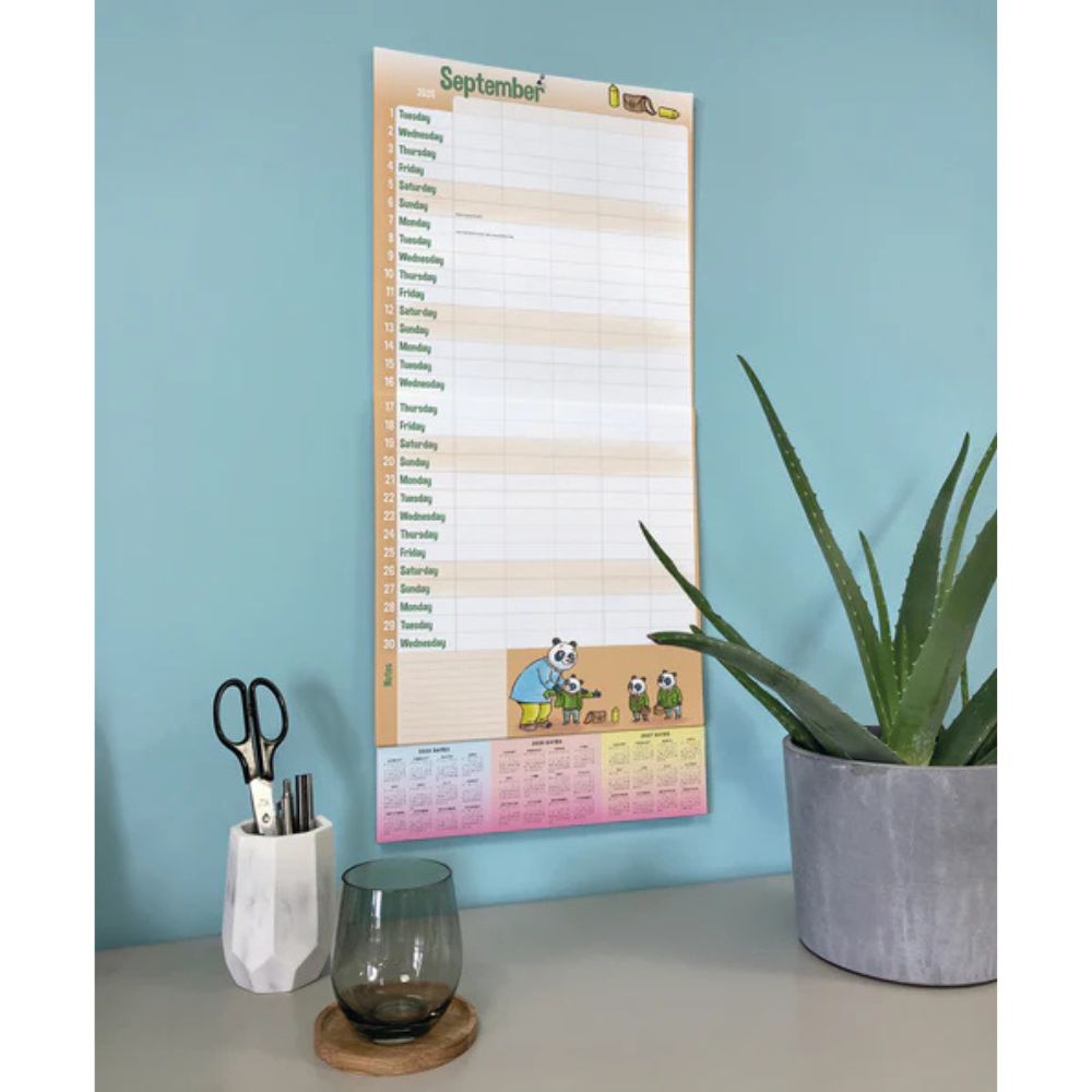 Otter House Mums Family Organiser Planner Wall Calendar 2026