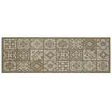 My Mat 150cm Nylon Indoor Pattern Mediterranean Tile Runner - Old Railway Line Garden Centre