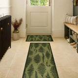 My Mat 75cm Nylon Indoor Pattern Green Fern Doormat