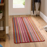 My Mat 200cm Stain Resistant Candy Indoor Mat - Multi Bright Stripe
