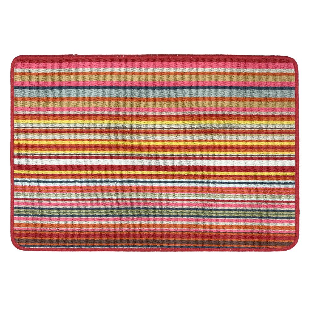 My Mat 75cm Stain Resistant Candy Indoor Mat - Multi Bright Stripe