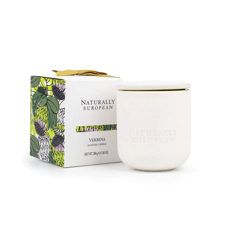 Naturally European 200g Verbena Ceramic Candle - Old Railway Line Garden Centre