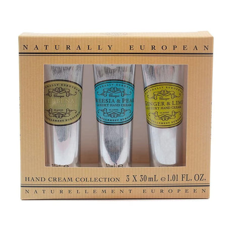 Naturally European 30ml Mini Hand Creams Collection - Set of 3 - Old Railway Line Garden Centre