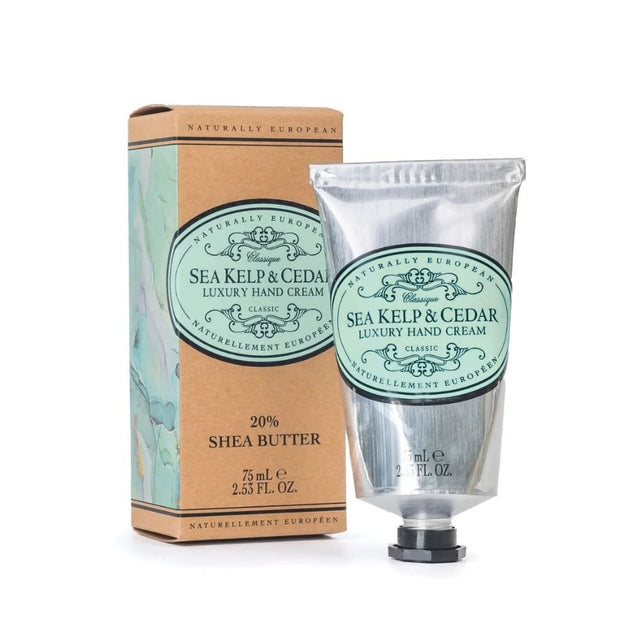 Naturally European 75ml Sea Kelp and Cedar Hand Cream - Old Railway Line Garden Centre