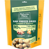 Natures Menu 250g Freeze Dried Complete & Balanced 80/20 Chicken Dog Treats