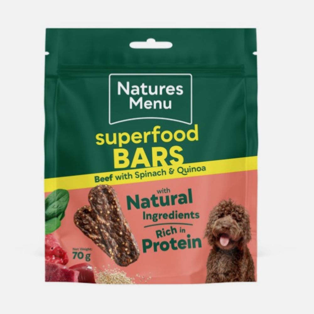 Natures Menu 70g Beef Superfood Bars