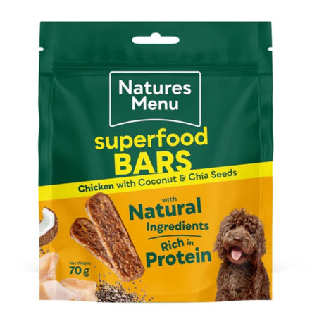 Natures Menu 70g Chicken Superfood Bars - Old Railway Line Garden Centre