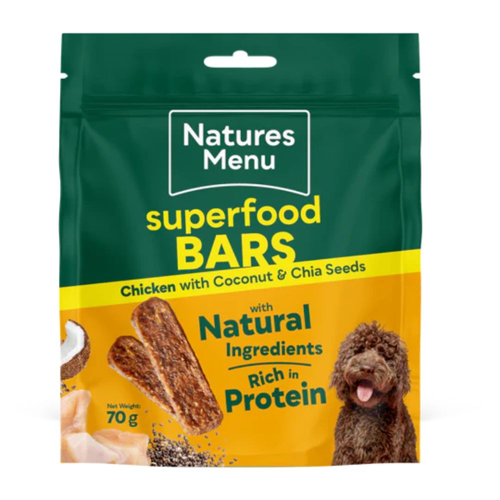 Natures Menu 70g Chicken Superfood Bars