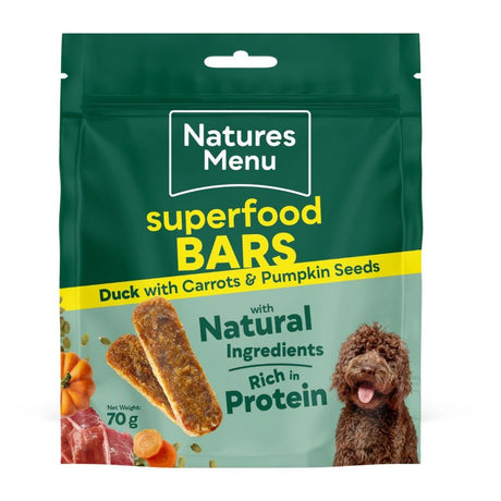 Natures Menu 70g Duck Superfood Bars - Old Railway Line Garden Centre