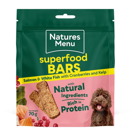 Natures Menu 70g Fish Superfood Bars - Old Railway Line Garden Centre
