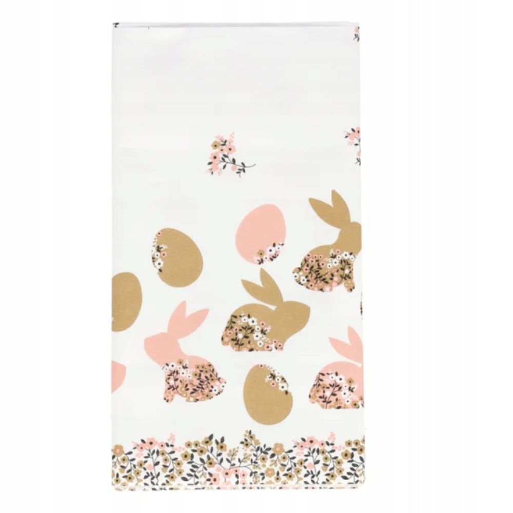N.J Products 138x220cm Blooming Bunnies Table Cover
