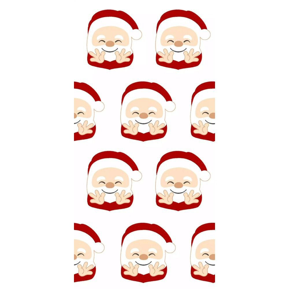 N.J Products 22cm Hello Santa Hanky (Pack of 10)