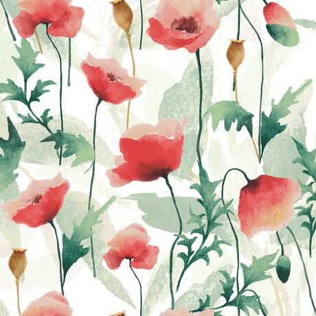 N.J Products Poppies Delight 33cm napkin - Old Railway Line Garden Centre