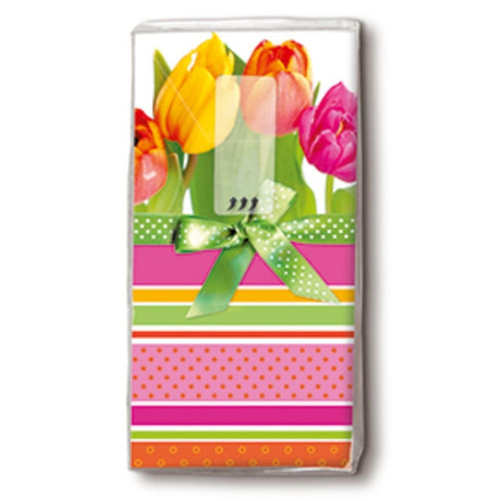 N.J Products Tulips & Stripes Hankie - Old Railway Line Garden Centre