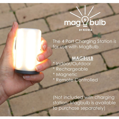 Noma 4-Port Magbulb Charging Station - Old Railway Line Garden Centre