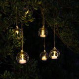 Noma LED Tealights in Glass Bubbles - Set of 6