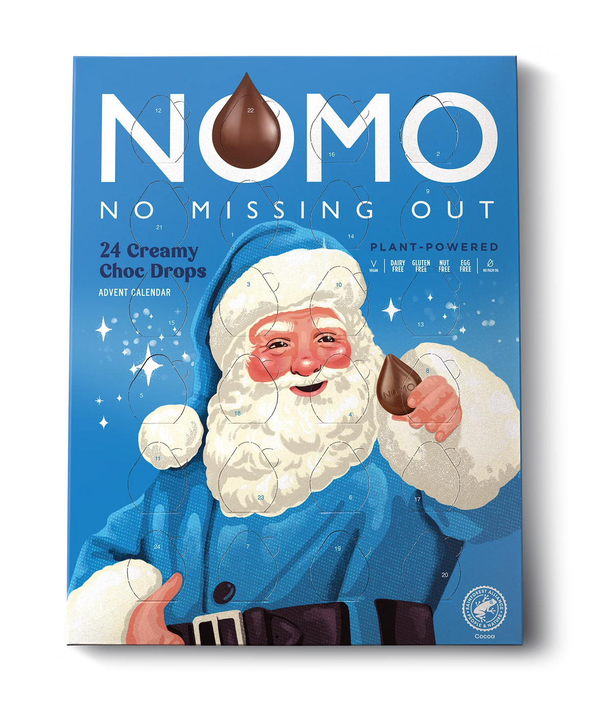 NOMO 70g Milk Chocolate Vegan Advent Calender