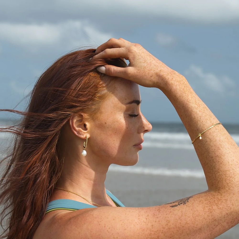 Nudie Jewellery Nacre Earrings