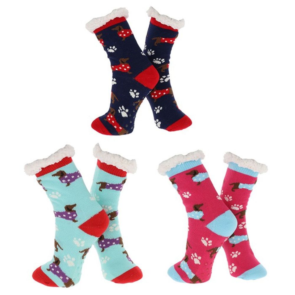 Nuzzles 41cm Ladies Sausage Dog Socks