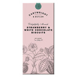 Cartwright & Butler 200g Strawberry & White Chocolate Biscuits in Carton