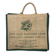 Old Railway Line Large Jute Bag for Life - Old Railway Line Garden Centre