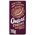 Ombar 70g Coconut & Vanilla Dark Chocolate Bar - Old Railway Line Garden Centre