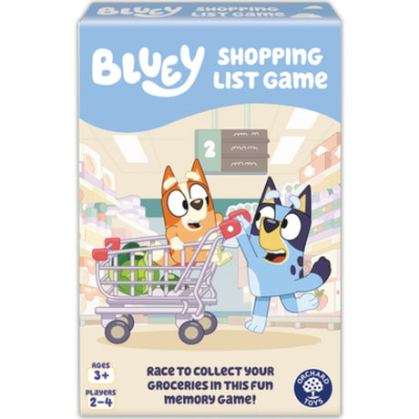 Orchard Toys Bluey Shopping List Game - Old Railway Line Garden Centre