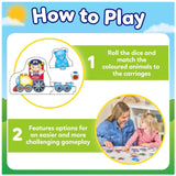 Orchard Toys Colour Match Express Colour Matching Game - Old Railway Line Garden Centre